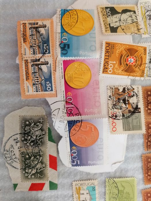 Selos antigos Portugal e Angola