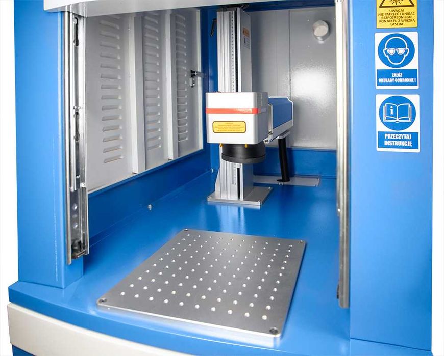 Znakowarka grawerka laserowa Fiber Laser 50W RAYCUS z obudową