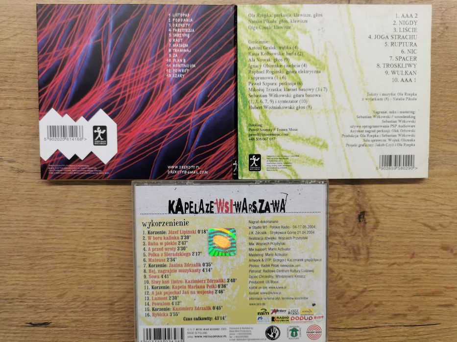 Zestaw 3CD: Drekoty (2CD) + Kapela ze Wsi Warszawa | Alternatywa /Folk