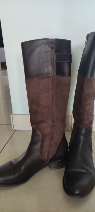 Kozaki damskie skóra naturalna 38 Prima Moda