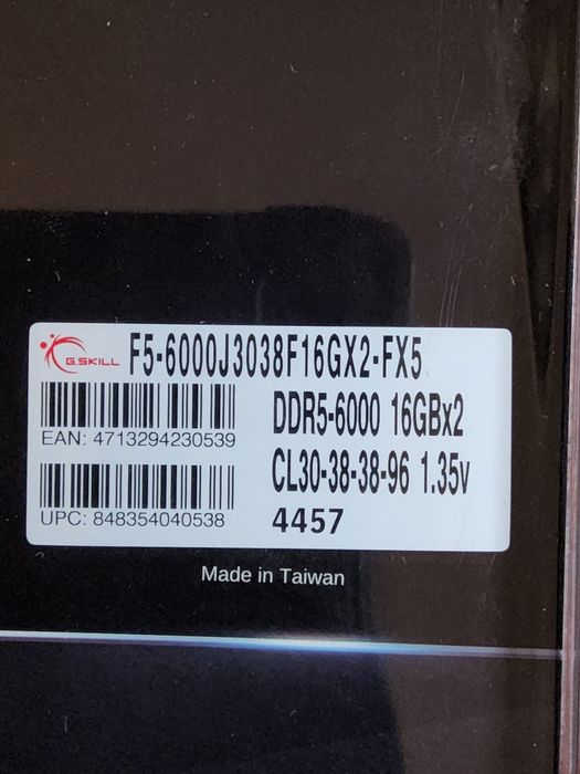 обмен DDR5 G.Skill