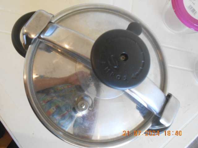 panela pressão silampos inox nova ATENÇÃO LER O ANUNCIO E VER AS FOTOS