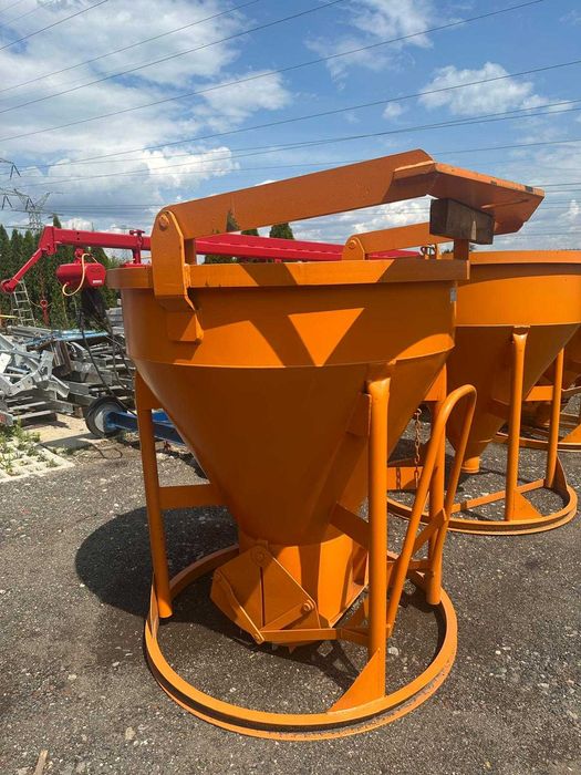 Zbiornik pojemnik dźwigowy betonu Niemiecki HMT 1000L Centralny Nr47