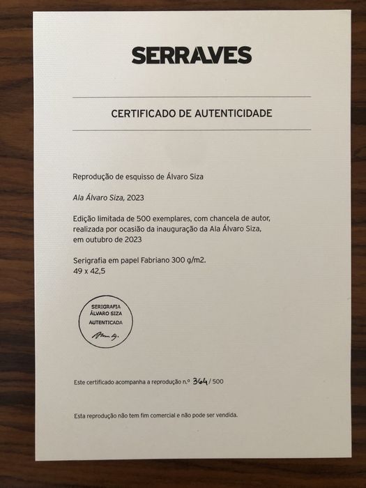 Serigrafia Siza Vieira