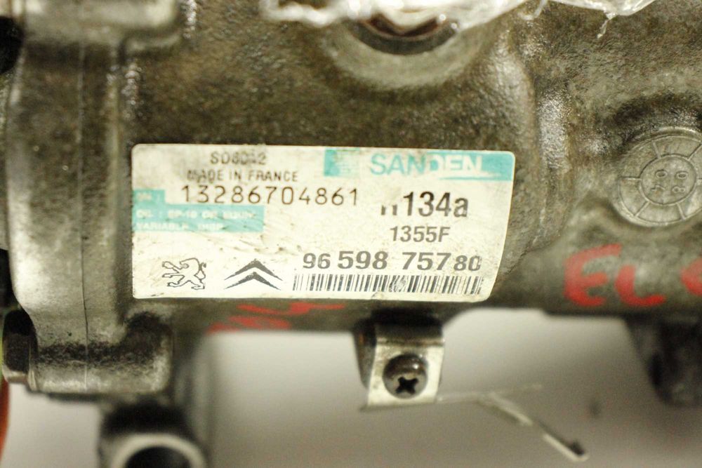 sprężarka klimatyzacji kompresor peugeot 207 1.6 vti 16v citroen c4
