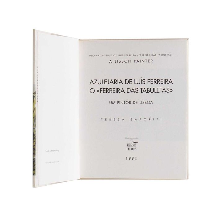 Livro Azulejaria De Luís Ferreira, O "Ferreira Das Tabuletas"