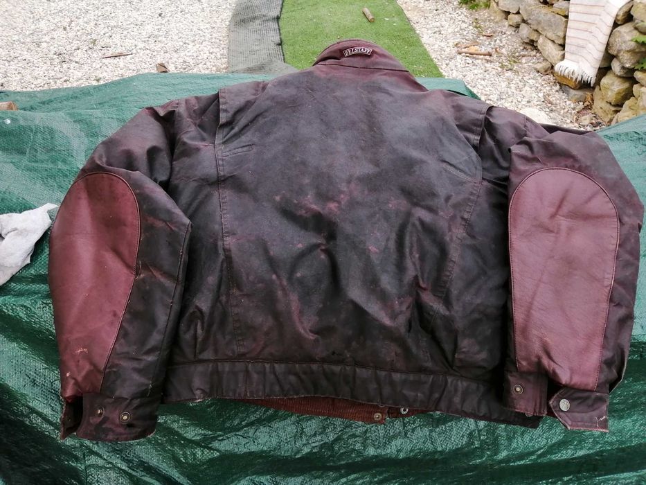 Blusão moto encerado marca Belstaff
