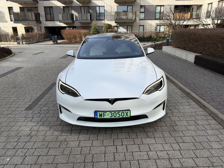 Tesla Model S Pierwszy właściciel, faktura VAT, stan idealny, niski przebieg, 1020KM