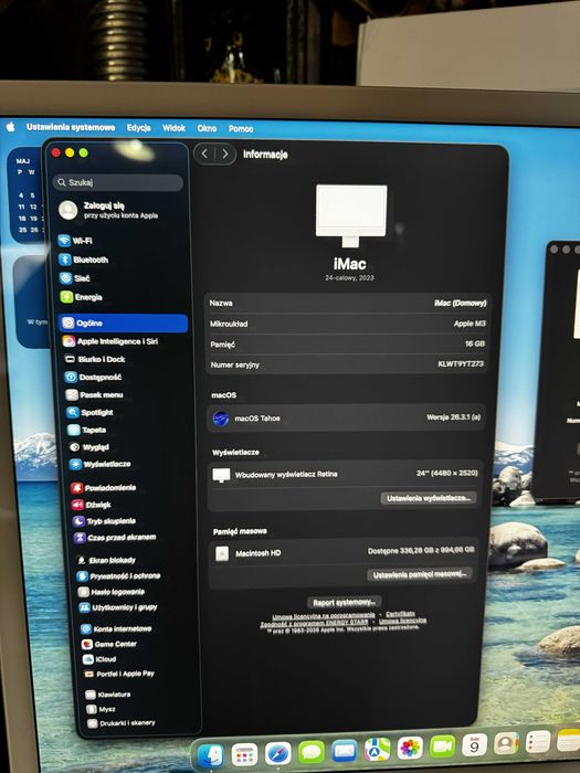Apple iMac 24 M3 16 GB / 1 TB 24" 2023