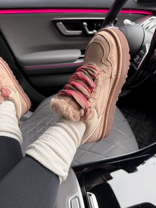 UGG LOWMEL Sneakers Brown/Red