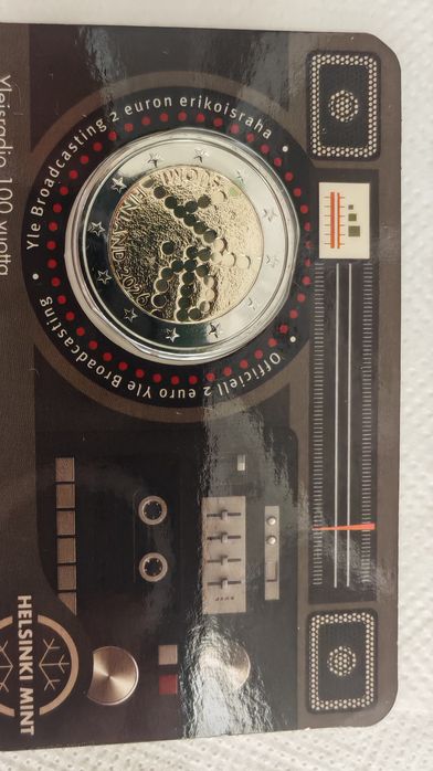 Moeda 2€ comemorativas  em coincard