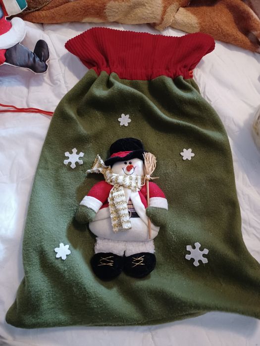 Saco decorativo de natal