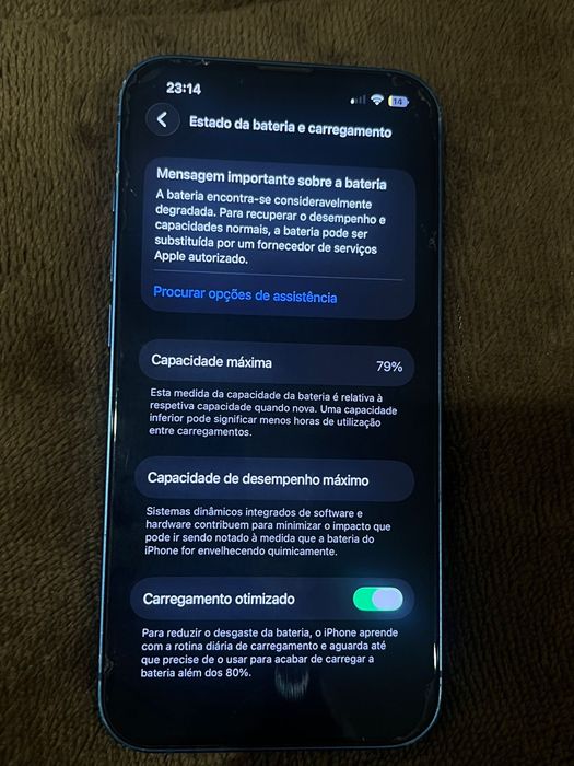 Iphone 13 azul usado