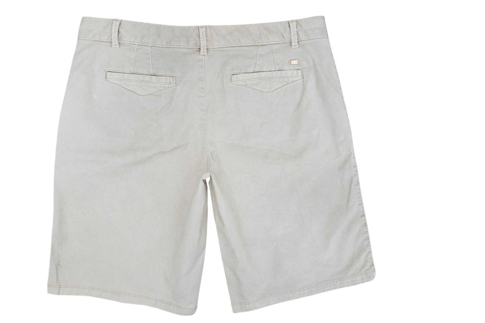 B56 krótkie spodenki damskie szorty Tommy Hilfiger beż bermudy M 38