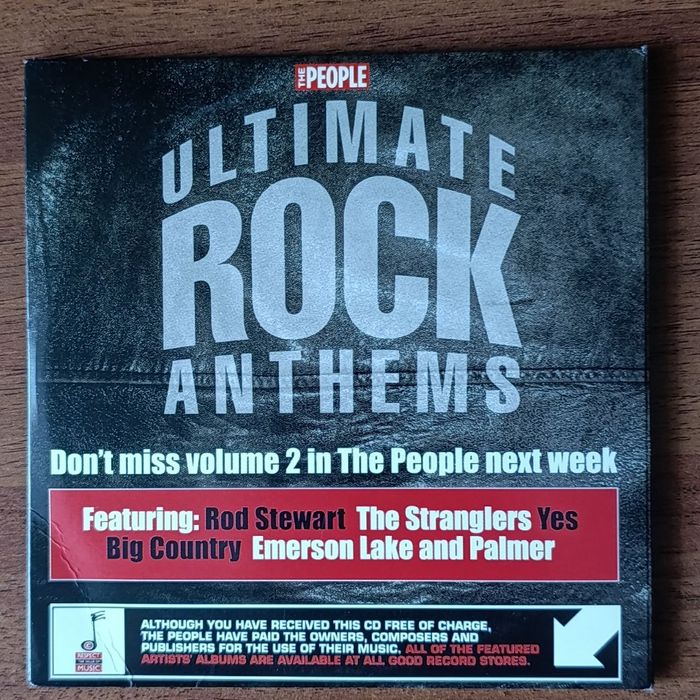 CD диск 2 шт. Ultimate Rock Anthems, 16 саундтреків, 2005 рік