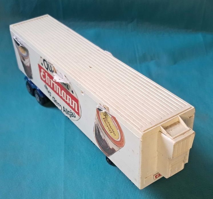 Rzadka stara naczepa chłodnicza Matchbox od ciągnika siodłowego Peterbilt - Ehrmann