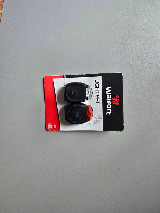 zestaw lampek rowerowych walfort light set przód i tył nowe