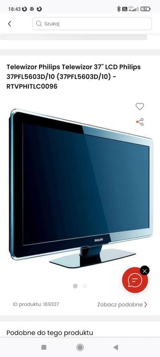 Telewizor Philips 37 cali