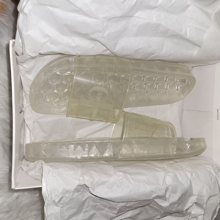 Przezroczyste Klapki Calvin Klein Jeans r 40 26.5 cm Clear