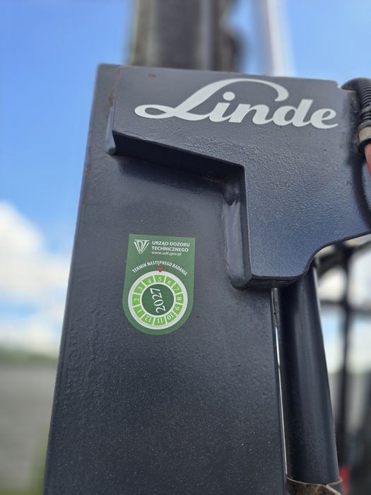 Wózek widłowy elektryczny Linde E14 UDT waga RAVAS widlak 48v sztaplarka 1400kg