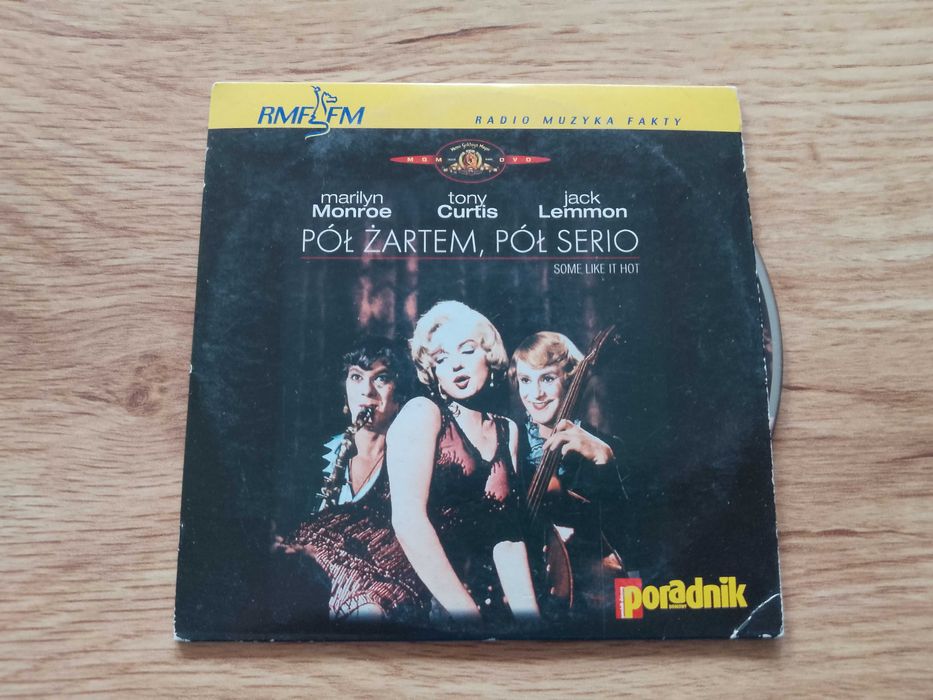 Pół żartem, pół serio dvd marilyn monroe tony curtis