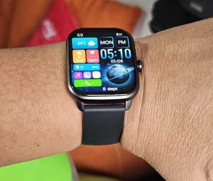 смарт часы Colmi C61 + ремешок в подарок, Huawei band7+ремешок, защ.ст