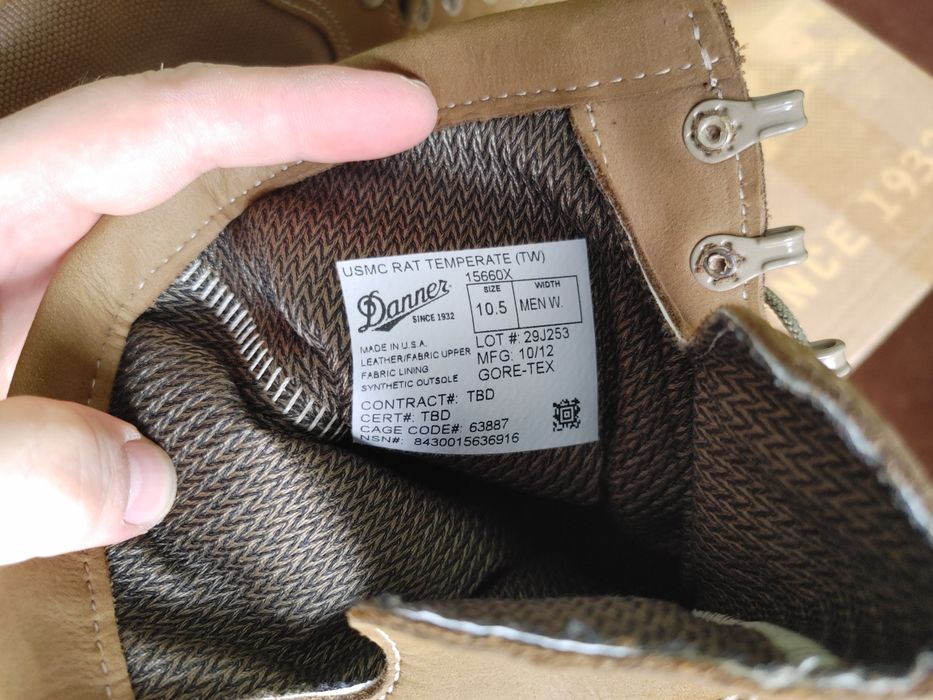 Danner USMC RAT GORE-TEX військові берці США 10.5 28.5-29 см