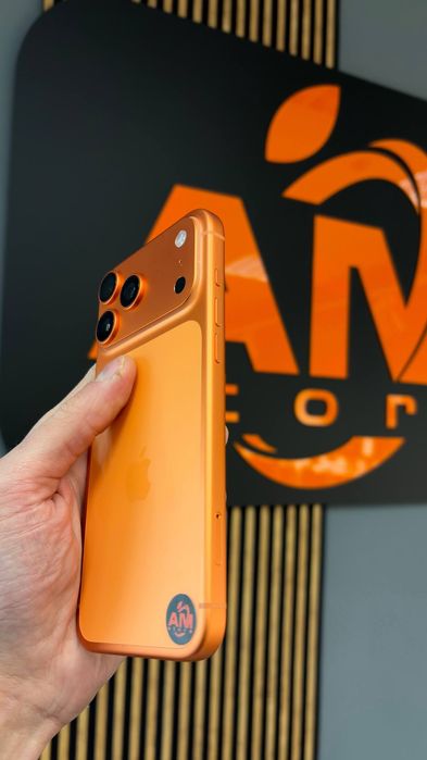 New iPhone 17 pro max 256 Orange esim, 100% гарантія магазину 90 днів