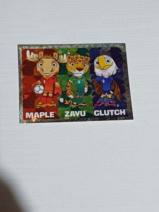Cromo Especial Holográfico Oficial das Mascotes do Mundial FIFA 2026 (Panini)