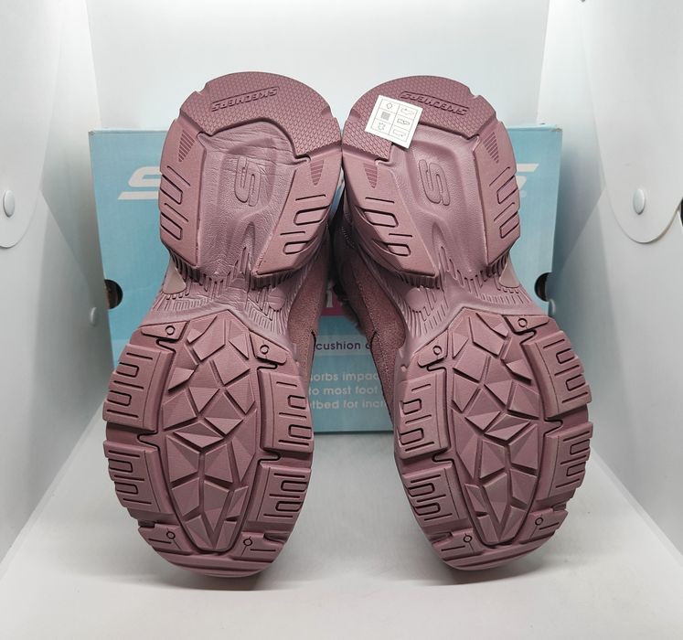 Замшевые 25,5см теплые кроссовки ботинки Skechers Stamina оригинал