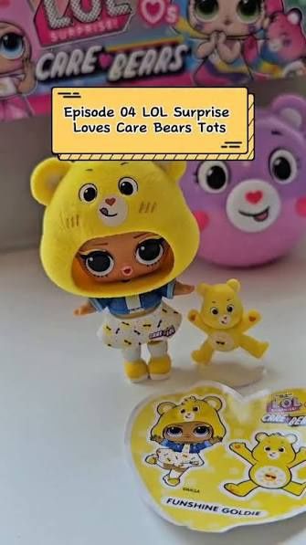 KULA LOL Care Bears żółta laleczka