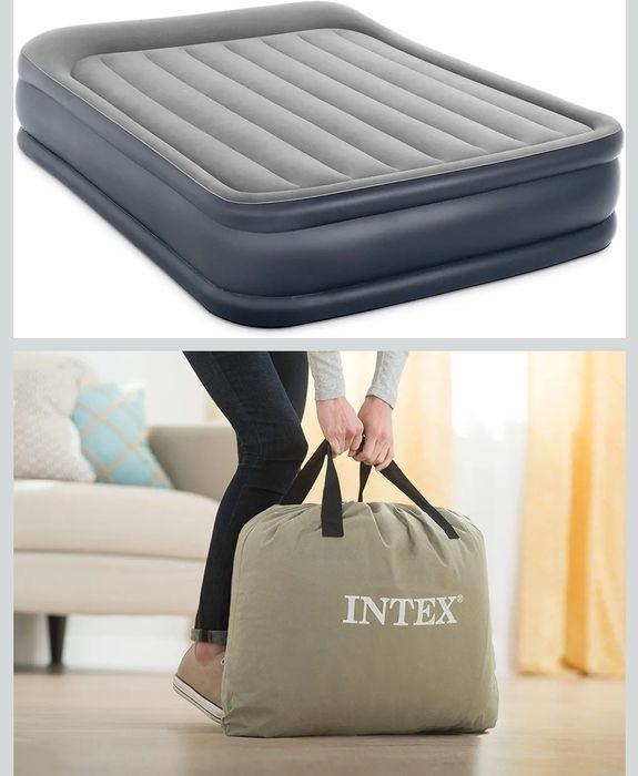 Intex 64136ND – Materac dmuchany Dura-Beam Pillow Rest Deluxe Double