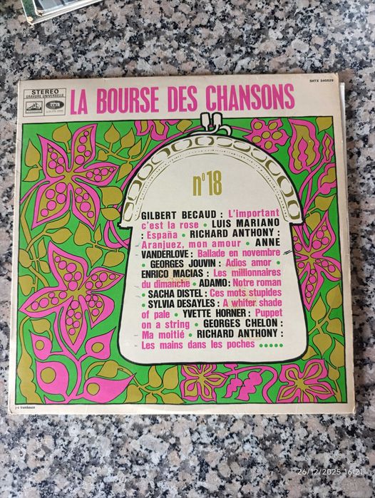 Vários discos de vinil de 33 tours