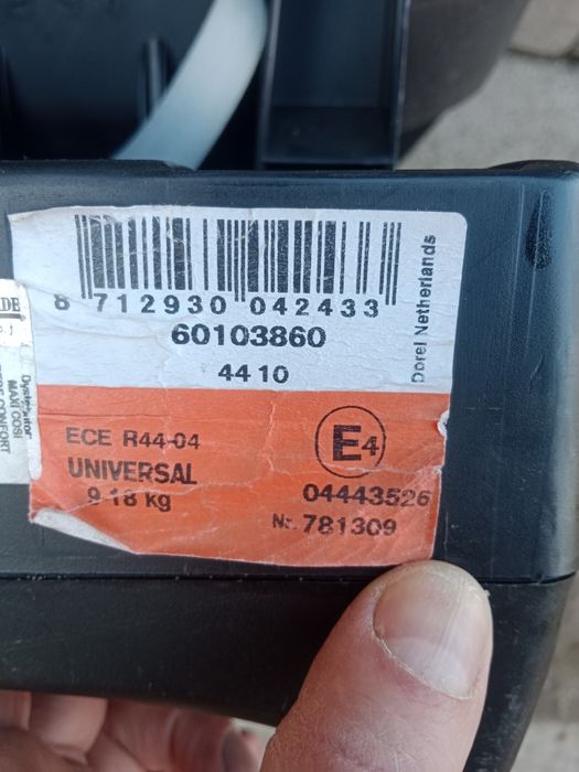 Fotelik samochodowy do 18kg wysyłka