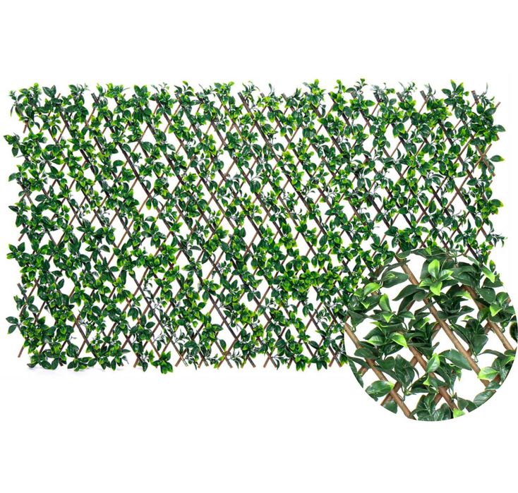 Treliça de Sebe artificial gardénia para ocultação ou vedação