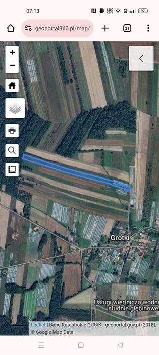 Sprzedam działkę rolną 3ha Grotki - Widok 4