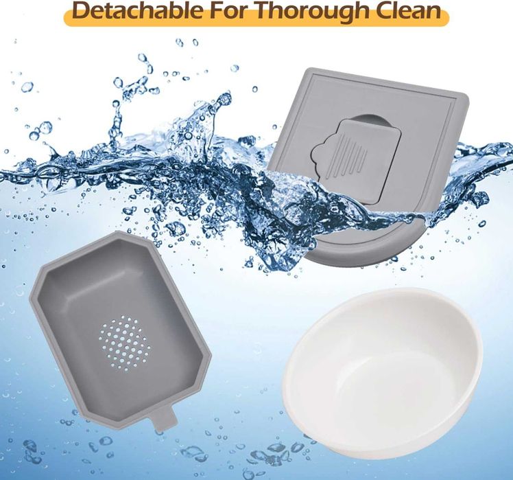 NOVO - Dispensador Automático 2em1 de Comida e Água para Cães e Gatos