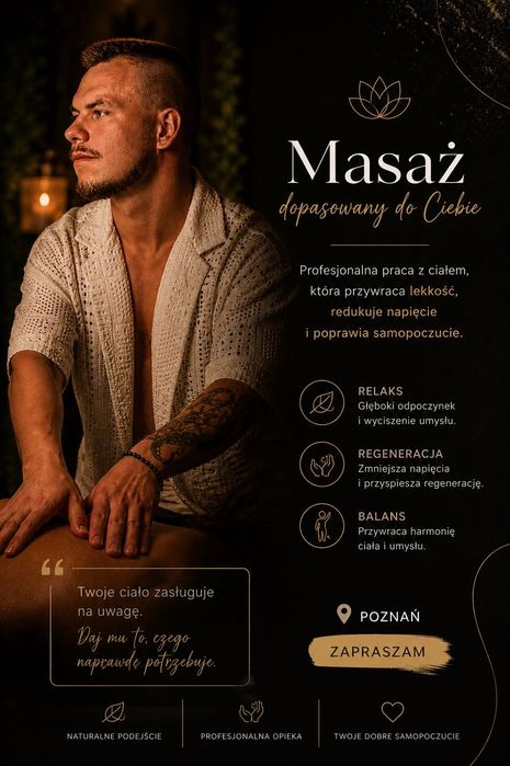 Relaksujący masaż Poznań