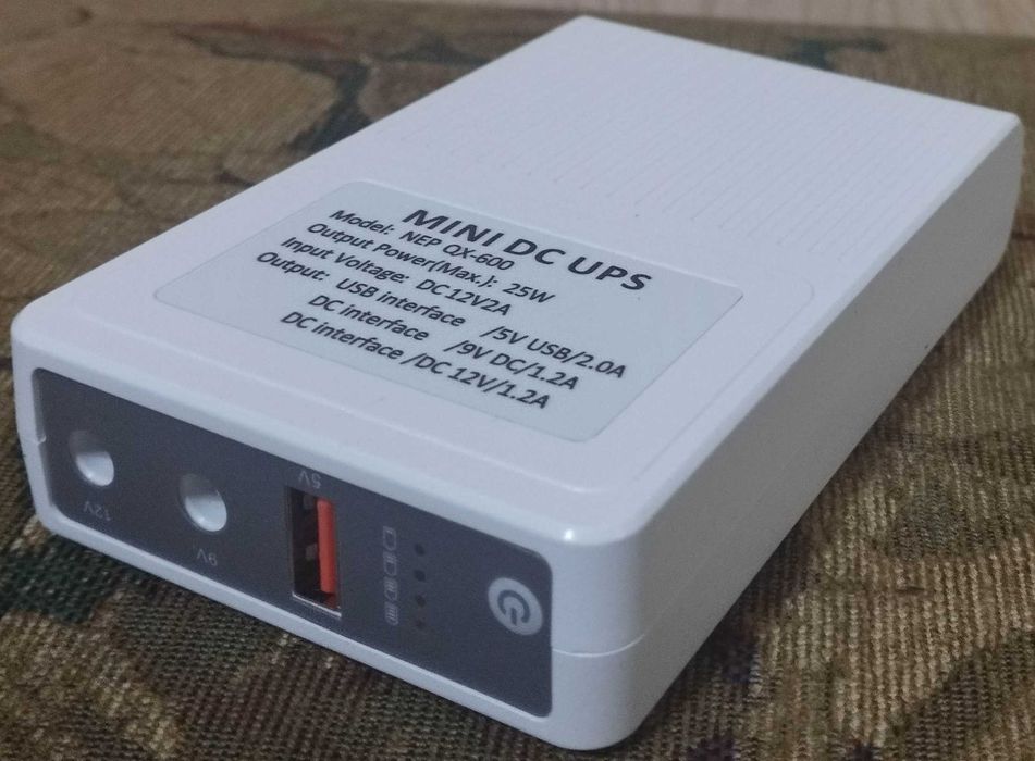 Mini UPS портативний для дому, офісу та подорожей