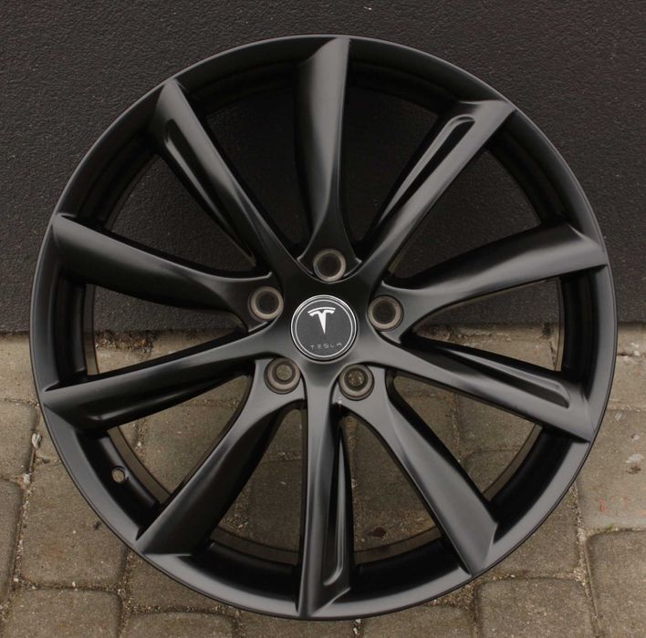 NOWE alufelgi CZARNE MATOWE TESLA 19 5x114,3 et45 9,5J 3 Y 2025. 2024