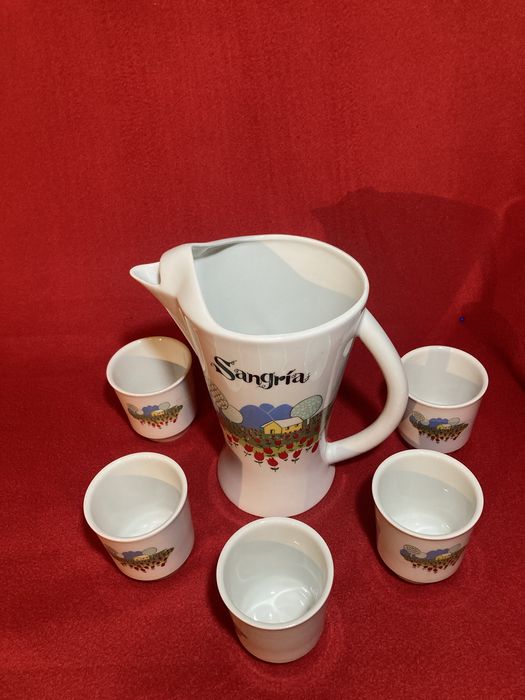 Sangria Pitcher Set, Porcelain432572862972579841
