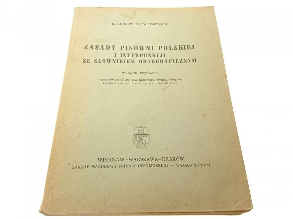 Zasady Pisowni Polskiej i Interpunkcji