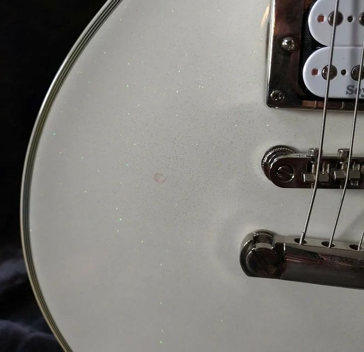 Guitarra Epiphone Les Paul Tommy Thayer White Lightning