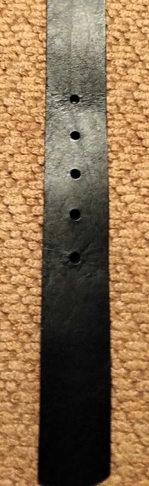 Cinto Pele Preto Novo 1.10 metros