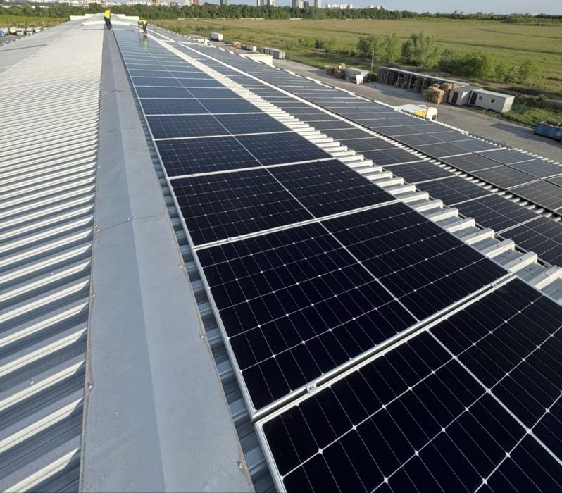 Установка і підключення сонячних панелей. Активний споживач СЕС