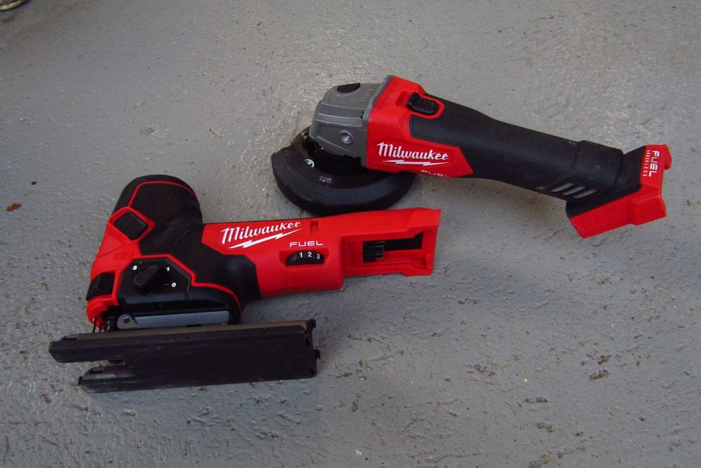 Milwaukee Wyrzynarka M18 FBJS Szlifierka M18 FSAG 125X