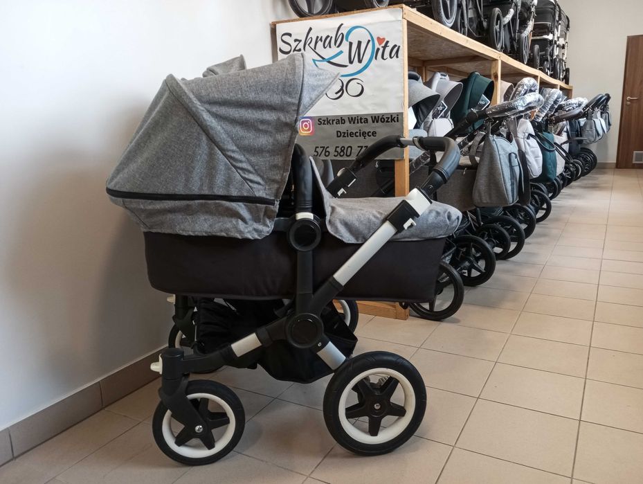 szkrabwita.pl Bugaboo Donkey rok po roku 2w1 3w1 dla bliźniaków GWARANCJA 12 miesięcy
