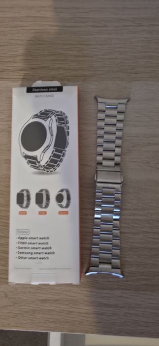 Samsung Galaxy watch ultra pulseira em aço