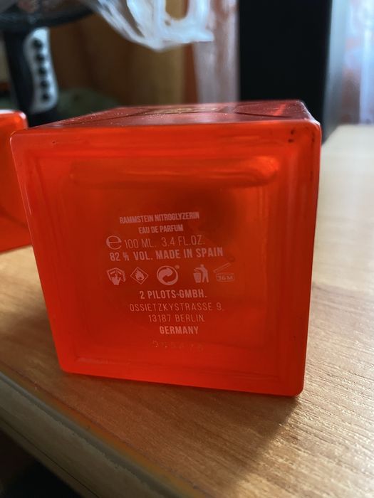 Rammstein Nitroglyzerin Perfumy