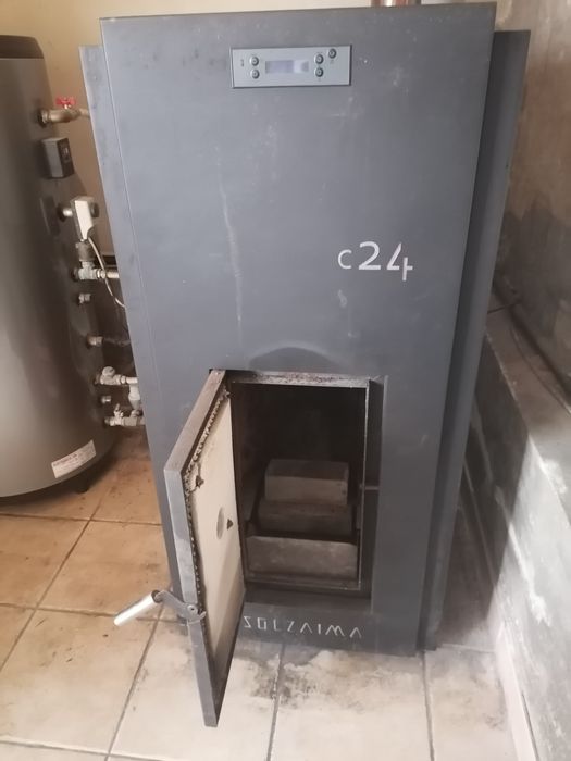 Caldeira de aquecimento central Solzaima 24kw - pellets
